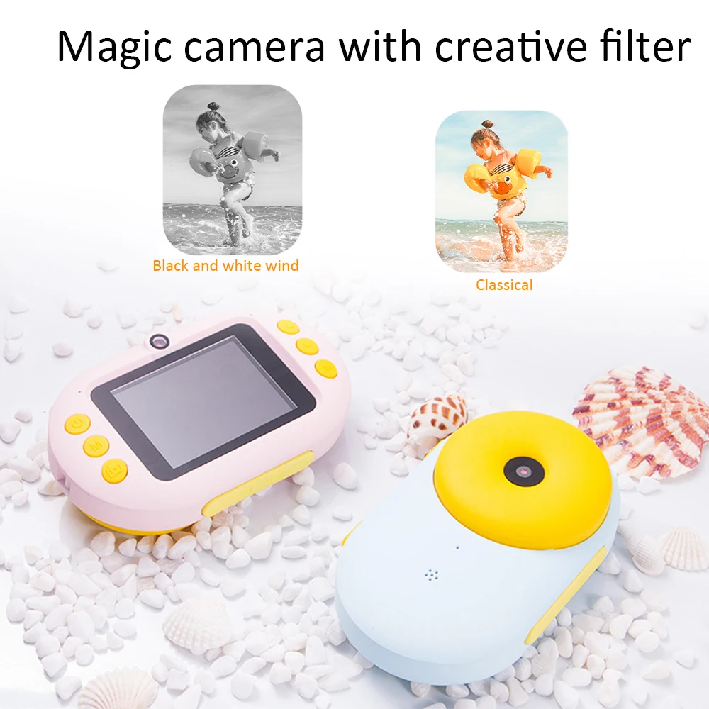 Детская wifi цифровая камера 1600 Вт пиксель милые Мультяшные животные Развивающие игрушки для детей мини Детская камера детский фотоаппарат