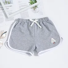 Новые стильные детские шорты женские летние пляжные повседневные шорты для девочек хлопковые детские шорты для защиты от воздействия