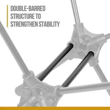 OneTigris Portable Camping Chairs Multicam Foldable Outdoor Chair For Camping Trekking Fishing BBQ Parties Gardening Indoor Use 5