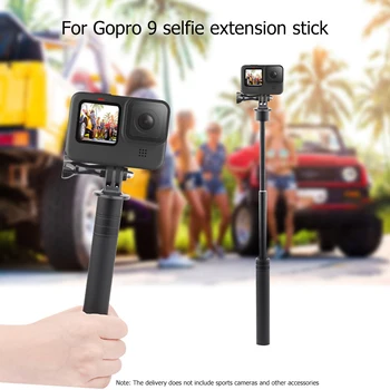 

Portable Handheld Selfie Stick Phone Camera Tripod Extendable Monopod with Bluetooth Remote for OSMO Action Gopro Hero9