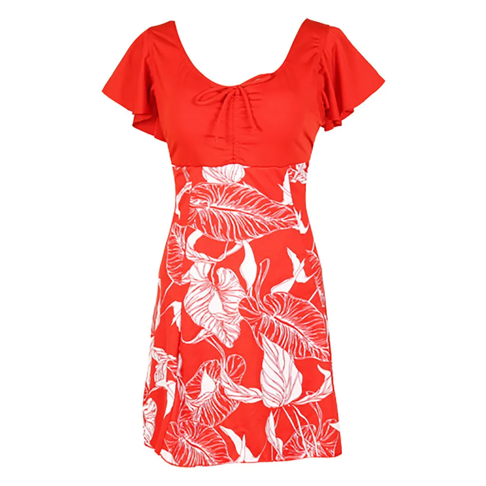 Бесплатная страуса 2020 купальник женский танкини из двух частей цветочный принт