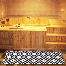 Модный скандинавский коврик с геометрическим рисунком, мягкий Противоскользящий Придверный коврик, ковер, кухонный напольный коврик для спальни, Коврик противоскользящий, современный вход