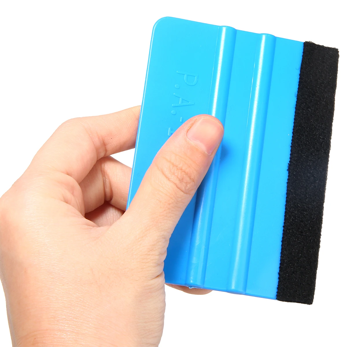 New Arrival 1pc 10x7.5cm Plastic Car Vinyl Squeegee Decal Wrap Application Tool Soft Felt Edge Scraper for Vinyl Applications