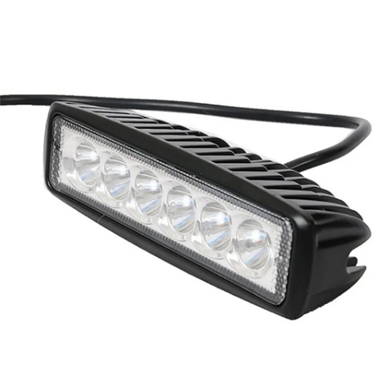 

2019 car styling 18W 6500K Flood LED Light Work Bar Lamp Driving Fog Offroad SUV Car Boat Truck