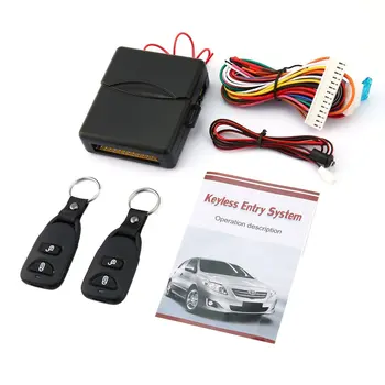 

Universal Car Remote Central Lock Locking Vehicle Keyless Entry System with Remote Controllers Light flash Output Car Locating