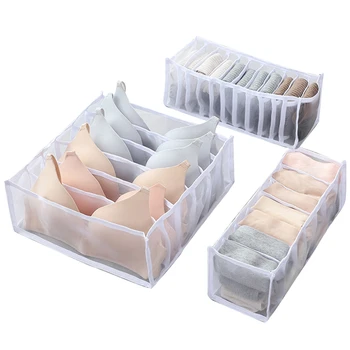 

3Pcs Underwear Bra Organizer Storage Box 5 Colors Drawer Closet Organizers Boxes For Underwear Scarfs Socks Bra Dropship