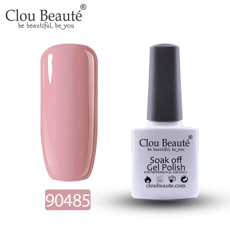 Clou Beaute 79 цветов Гель-лак для ногтей полуперманентное верхнее покрытие лак для нейл-арта Soak Off Pink Серия маникюр Гель-лак блеск - Цвет: 90485