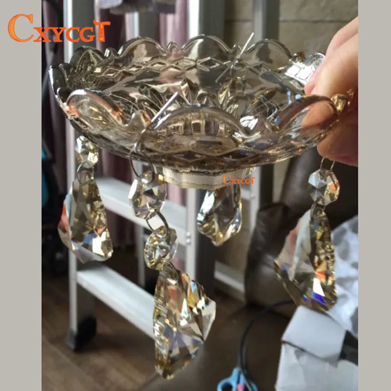 Люстра, лампа для ресторана, ретро свеча, лампа для спальни, атмосферная лампа для загородного дома, дуплекс, здание, гостиная, кристальная висящая лампа