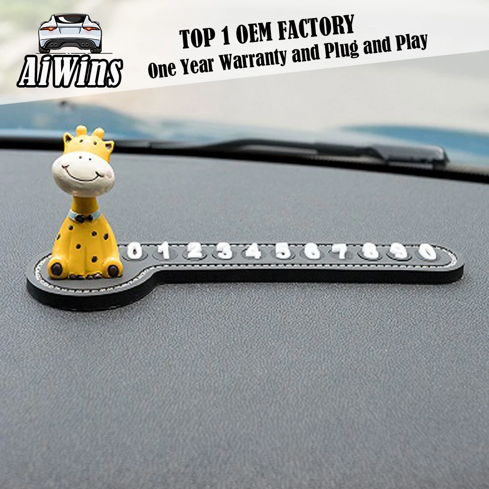 Car Styling Noctilucent Sticker Temporary Car Parking Phone Number Card Plate Car Park Stop Car-styling Automobile Accessories