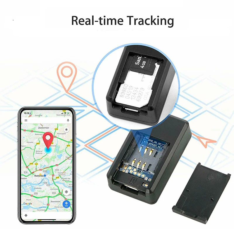 Портативный мини gps трекер локатор анти-потеря записи устройства слежения Голосовое управление запись для машина, мотоцикл, автомобиль