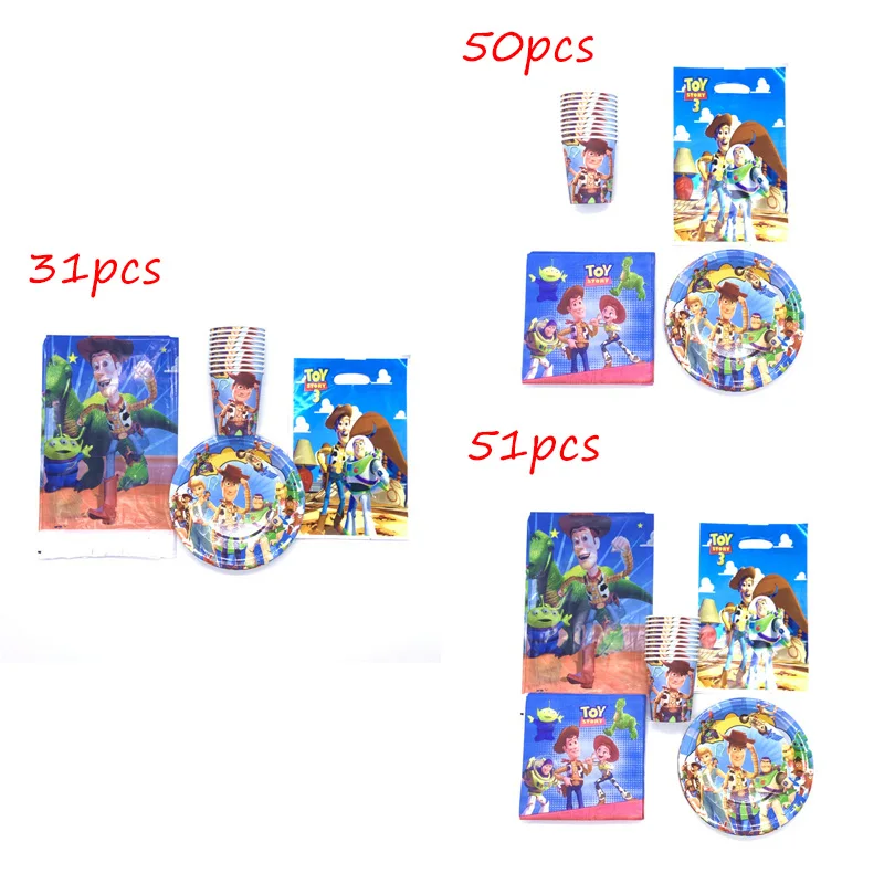 Disney мультфильма История игрушек принадлежности для тематической вечеринки