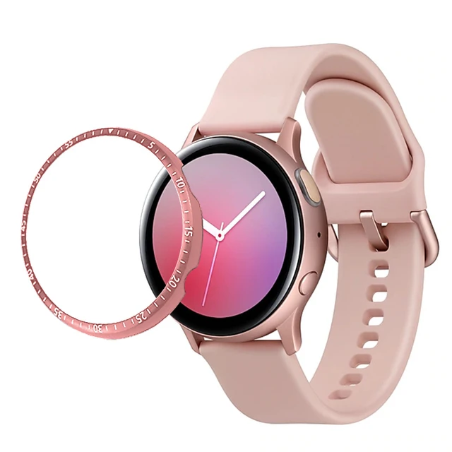 Case For Samsung Galaxy Watch Active 2 40mm 44mm Protector Bezel Ring Accessories Adhesive Metal Bumper Cover Active2 40 44 Mm Watch Cases Aliexpress