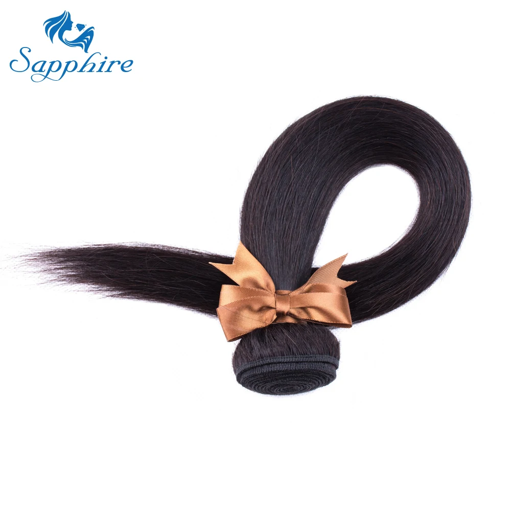 Сапфировые бразильские прямые пучки волос человеческие пучки волос 3 шт Remy человеческие волосы для наращивания 3 пучка можно купить