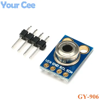 

GY-906 MLX90614 MLX90614ESF Non-contact Infrared Temperature Sensor Module IIC PWM Interface IR Temperature Sensor Compatible