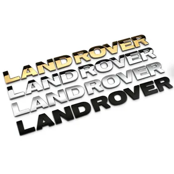 

Car Styling 3D Metal Sticker Alphanumeric Logo Badge Emblem Decal Car Decoration Accessories for LAND ROVER Defender Discovery