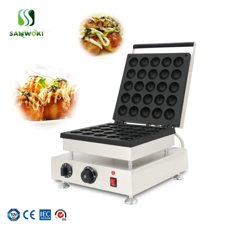 Коммерческий 110v 220v Электрический 25pcs бомба сжигание вафельница машина торт pops машина вафельница