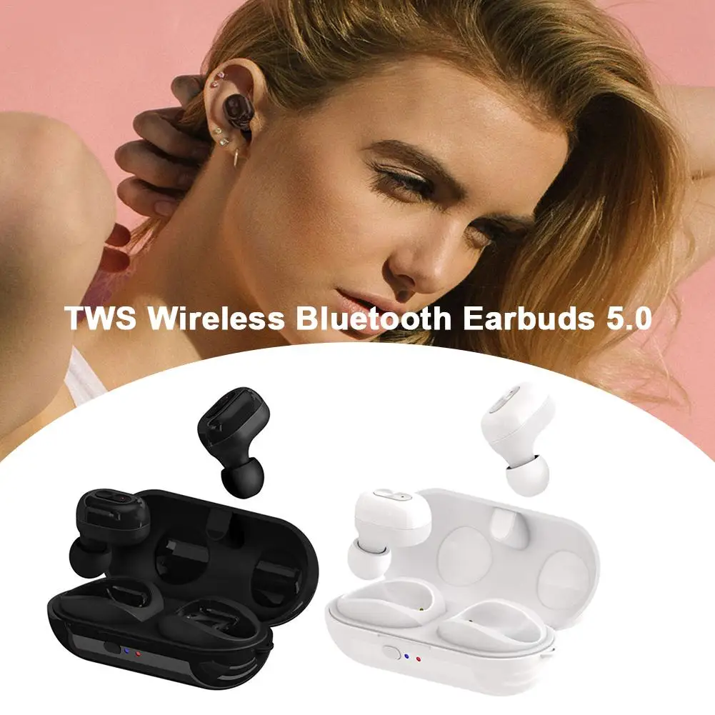 Новые TWS Bluetooth наушники 5,0 стерео гарнитура HD беспроводные наушники-вкладыши шумоподавления спортивные мини-наушники