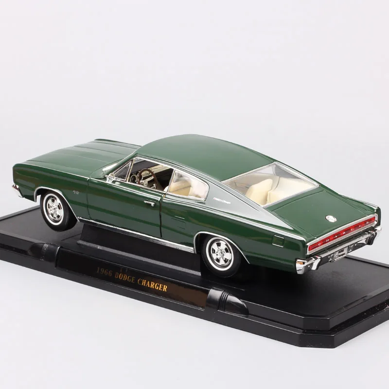 1/18 большие винтажные весы 1966 Chrysler Dodge Зарядное устройство B-body fastback мышечные автомобили Diecasts& Toy транспортные средства металлическая модель автомобиля детей