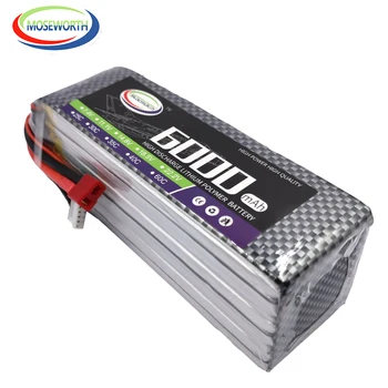 

New RC Lipo Battery 18.5V 5S 6000mAh 40C-80C For RC Quadcopter Helicopter Drone Airplane Car Remote Control Toys Batteries 5S