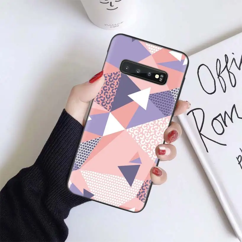 Черный чехол для samsung Galaxy A50 A70 A50S A10S A20S A10 A20E A30 A40 M40 M30S A80 мягкий чехол для телефона - Цвет: BS112-9