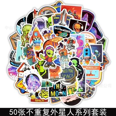 

50PCS Spaceman Theme Set Graffiti Sticker M-120011