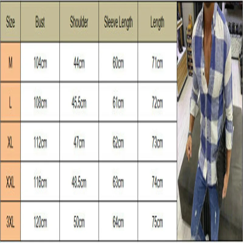 Мужская Повседневная рубашка в клетку Modis хлопковая с длинным рукавом Корейском