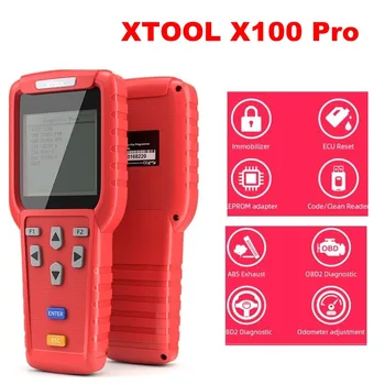

Professional XTOOL X100 Pro Auto Key Programmer and Mileage adjustment Odomete Work for most of car models