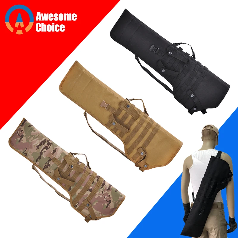 Kaufen 3 farbe Tactical Rifle Shotgun Scheide Holster Military Armee Gun Taschen Assault Lange Pistole Messer Jagd Tasche Armee Tasche Fall
