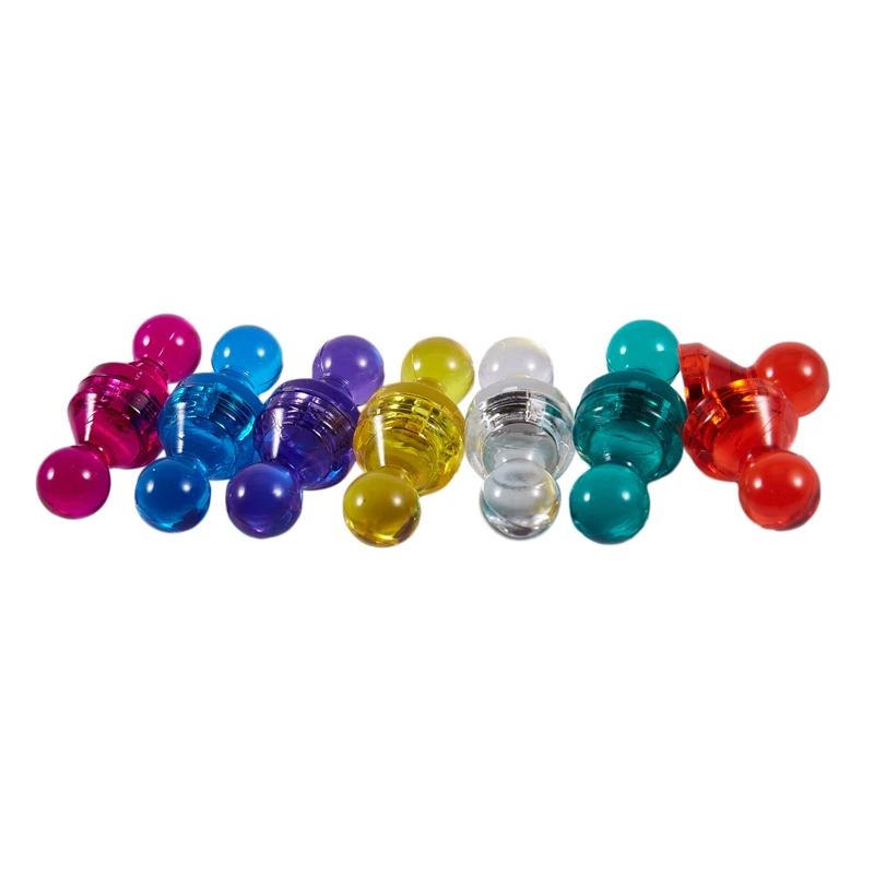 

14pcs Strong Magnetic Thumbtacks Neodymium Pins Fridge Magnets Teaching Painting
