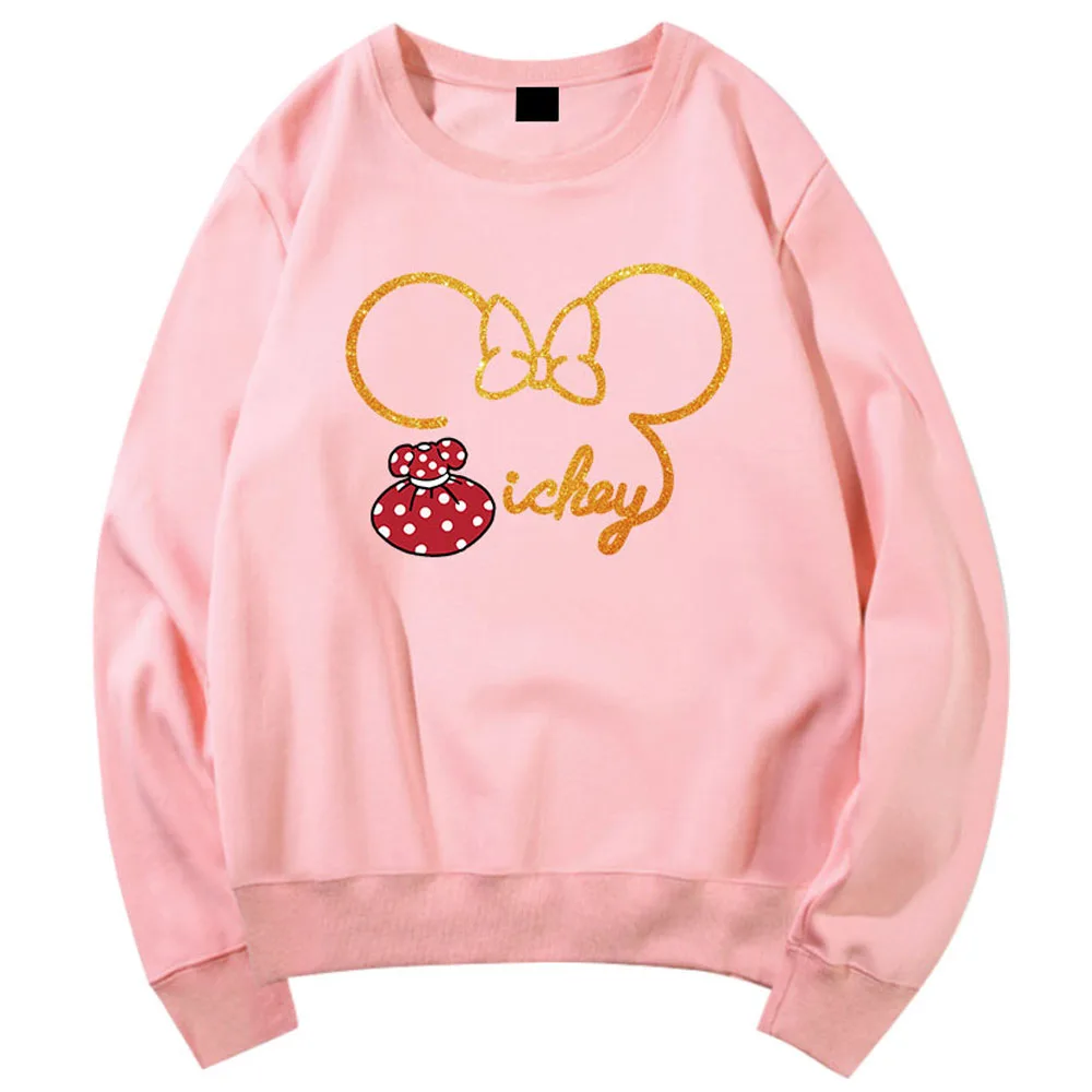 Женская толстовка с длинным рукавом и круглым вырезом 5 цветов|Толстовки