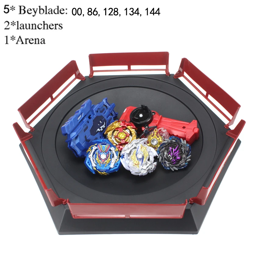 Набор игрушек Beyblade Burst TAKARA TOMY, бейблэйд Арена, бейблэйд, металлический сплав, 4D, с пусковым устройством, волчок, игрушки B150