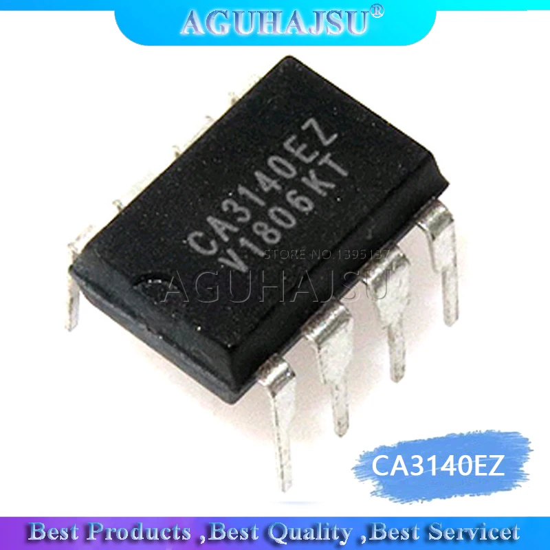 CA3140EZ DIP8 CA3140 DIP 4 5 МГц операционный усилитель BiMOS с входом MOSFET / биполярным выходом