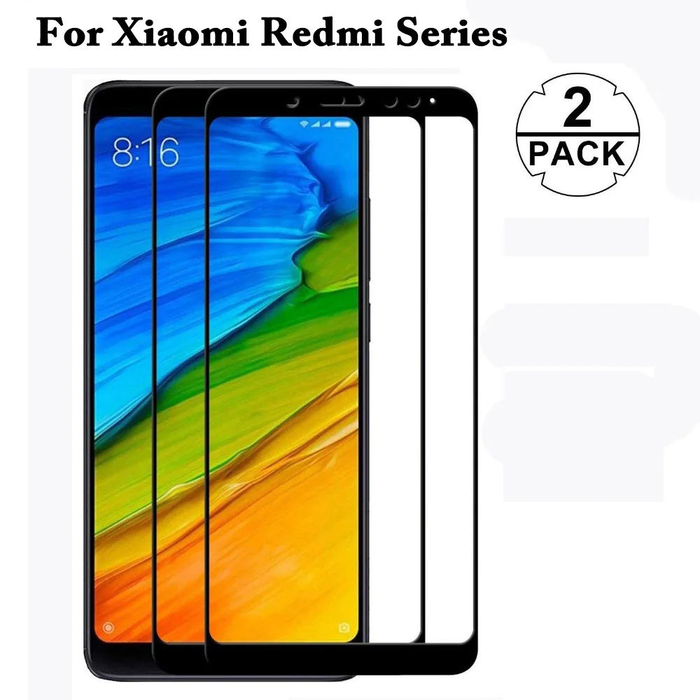 Защитное стекло для Xiaomi Redmi Note 5 Plus 5a 6 6a Pro A6 note5 note6 2 шт. | Мобильные телефоны и