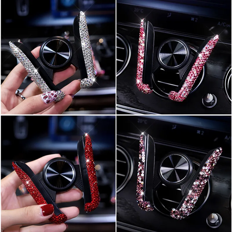 Blingbling модный автомобильный навигационный кронштейн, Алмазный Универсальный держатель для телефона carcell