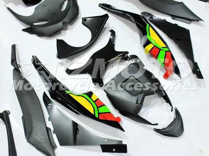 Топ литья под давлением ABS Обтекатель Набор подходит для Kawasaki ZX6R 2009 2010 2011 2012 Обтекатели ZX-6R 09 10 11 12 ниндзя 636 на заказ