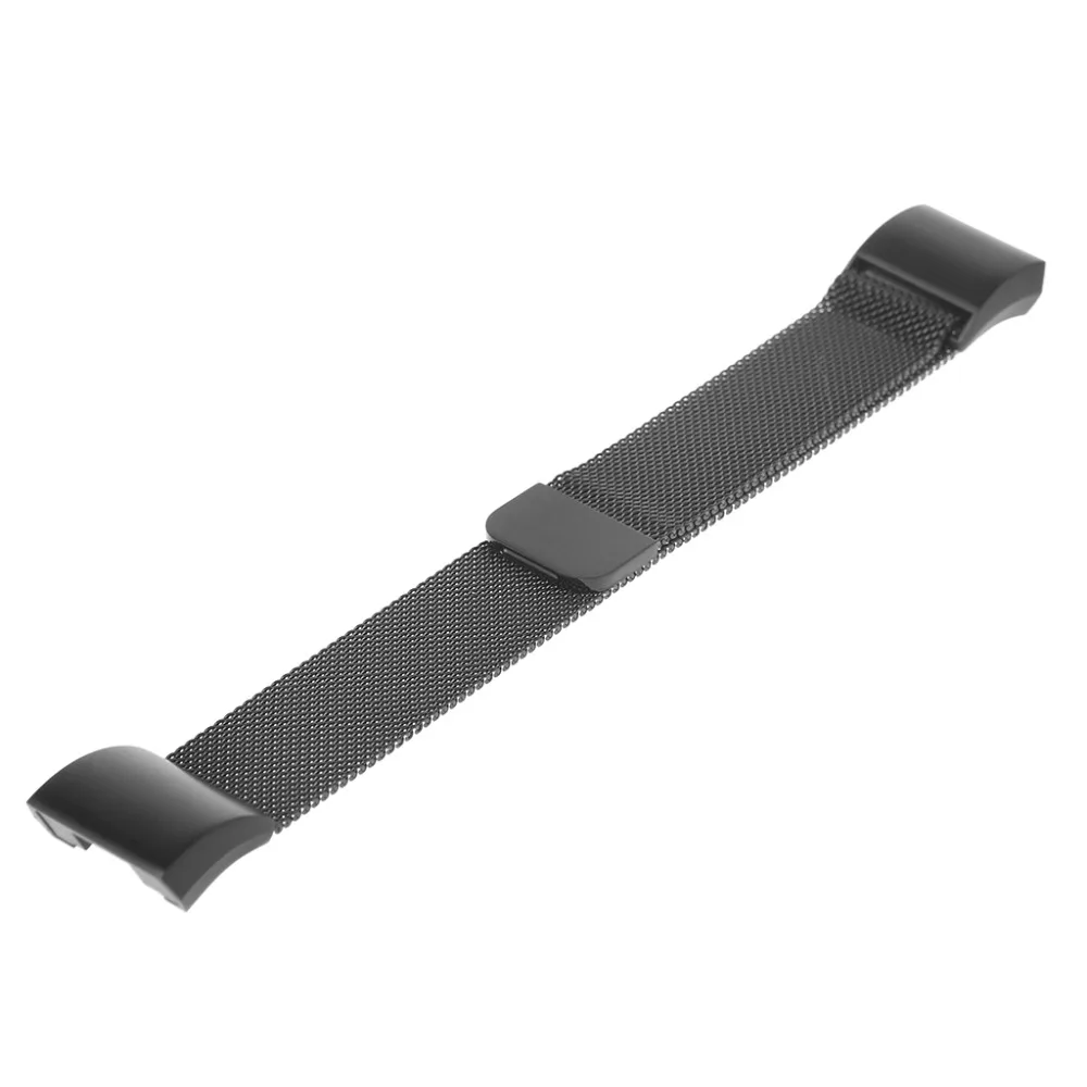 Магнитный регулируемый браслет из нержавеющей стали для зарядки Fitbit