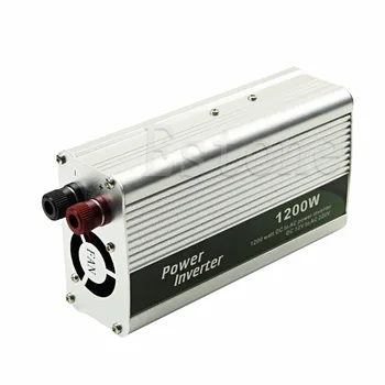 

Hot 1200W DC 12V to AC 220V Car Power Inverter Charger Converter for Electronic 50Hz 0.9 Max power efficiency Car Electronics