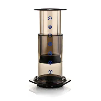 

Portable Coffee Machine Manual Pressure Pot Filter Hand-Washed Coffee Drip Pot With Coffee Filter Paper