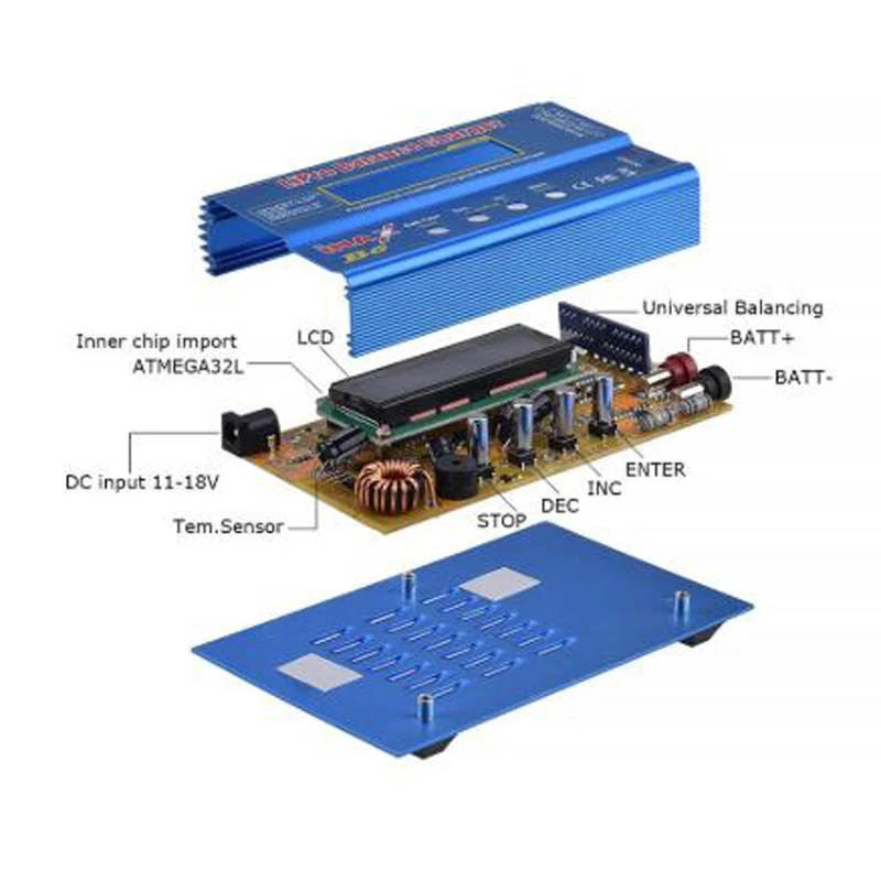 IMAX B6 80 Вт Зарядное устройство Lipo NiMh Li-Ion Ni-Cd цифровой RC B6 Lipro баланс зарядное устройство Dis зарядное устройство+ 12 В 5A адаптер