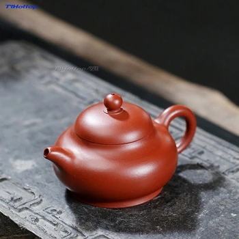 

Hot Sale Purple Tea pot Capacity 120ml nixing pottery Ceramic Teacups Kung Fu Porcelain Gift for Mi Lai 1pc