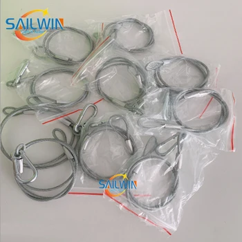 

Stage Light Hight quality 4MM*85CM Stage Light Safety Cable Load 25KG Light Safety Ropes For Stage Light Moving Head Light