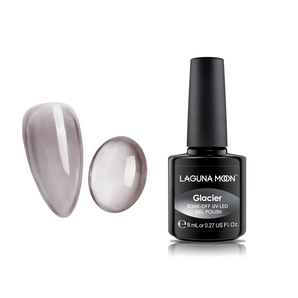 Lagunoon gladier Черный Гель-лак для ногтей 8 мл полуперманентный Лаки Гибридный эмаль термо-гель лак - Цвет: GB03