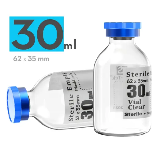 Ks-Tek Sterile Empty Vials with Self Healing Injection Port,with Flip Off Aluminum Cap,Sterile Package - Image 7