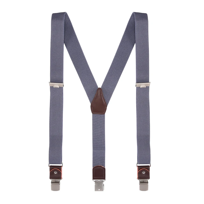 fashion-newline-classic-real-leather-working-suspenders-adjustable-suspenders-with-3-clips-35cm-width-for-woman-man