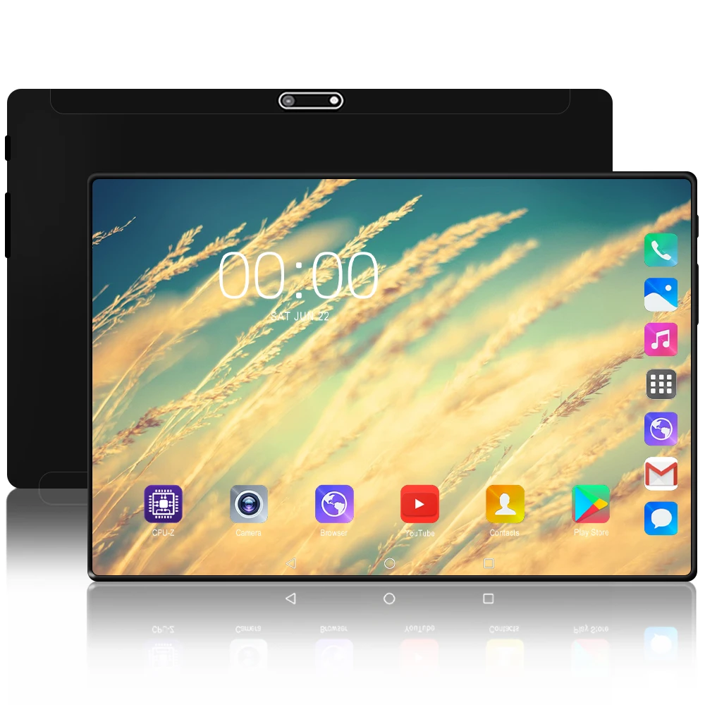 

New 10 Inch Tablet PC 6GB RAM 128GB ROM Cell phone 4G FDD-LTE Android 9.0 Tablets GPS FM WIFI GPS Phablet Dual SIM 10.1 Pad
