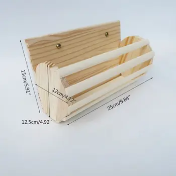 

Rabbits Grass Feeder Wooden Hay Manger Hay Rack Holder for Chinchilla Guinea Pig H55A