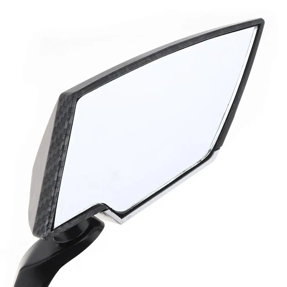 2pcs 10mm Modified Plated Universal Motorcycle Rearview Mirror Round Iron Motorbike Rear view Mirror