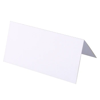 

100 Blank Table Name Place Cards, Many Colours - White, Party, Wedding