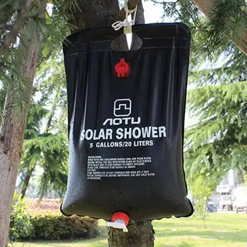 

20L Outdoor Camping Shower Bags Solar Heated Bathing Water Storage Bag Portable Picnic Water Bag BBQ Hiking Water Storage