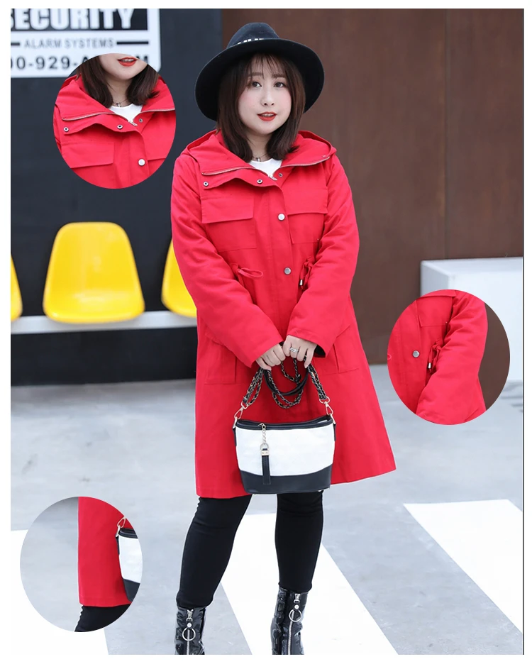 Long Jackets Lady New Spring Autumn Women Coats Big Size 5XL 6XL Tooling Jacket Female Coats Plus Over Size Outerwear